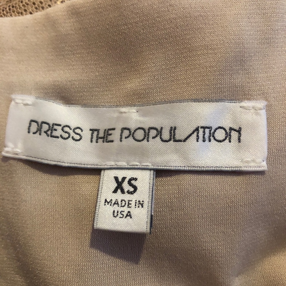 SOLD Dress the Population sequined deep v neck - Picture 8 of 8